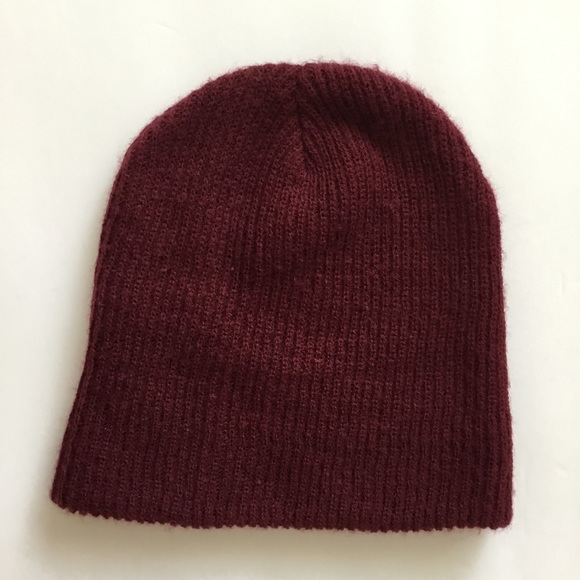 Neff Unisex Men’s Women’s Beanie Maroon - Picture 2 of 3